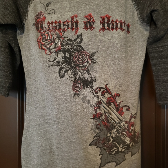 Crash & Burn half sleeve top - Picture 2 of 4